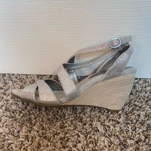 Silver Aerosoles sandals